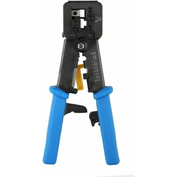 RJ45-krimpverktøy for standard RJ45/RJ12-kontakter og terminaler