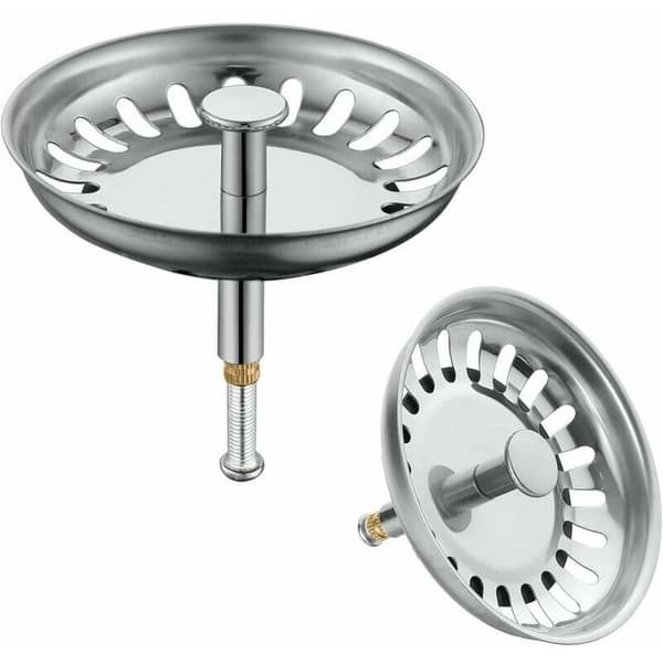 Køkkenvaskfilter ? 79 mm, køkkenvaskprop i rustfrit stål