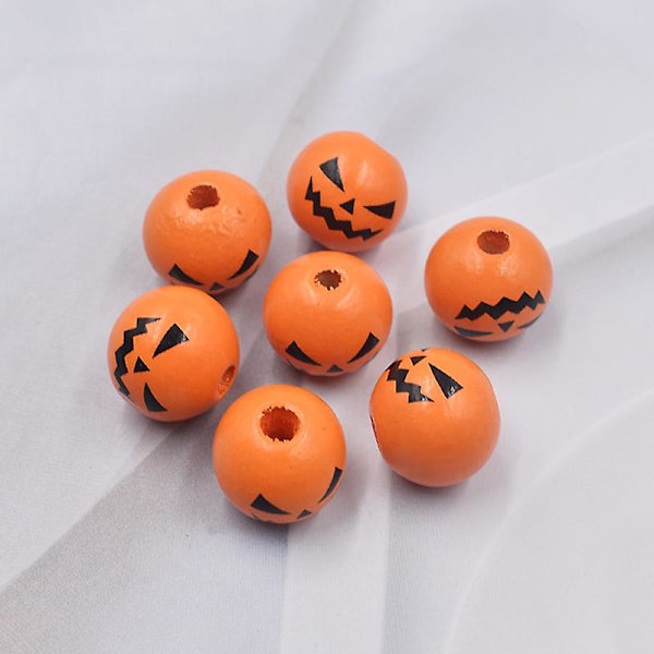 100 stk snøflakperler 16mm juleperler i tre for håndverk, pynt og smykkeproduksjon (gul)