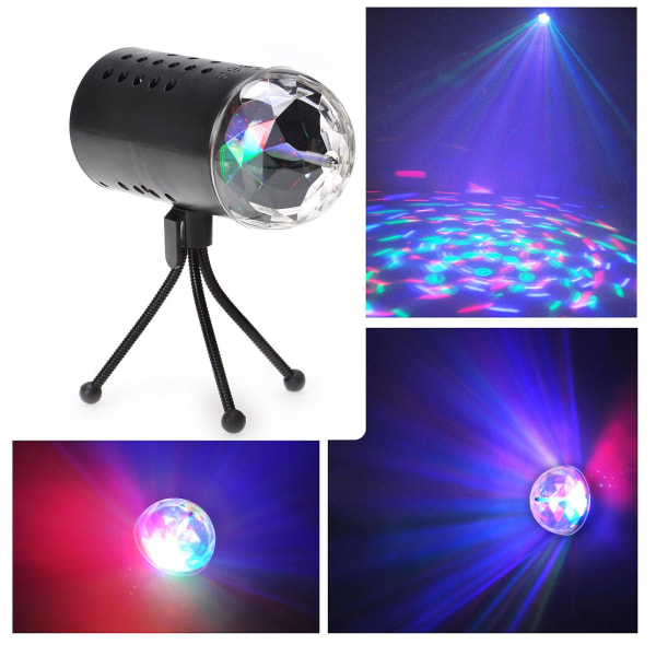 Mini Led Rgb Magic Crystal Ball Laser Sceneffekt Light Party Disco Dj Bar Xmas