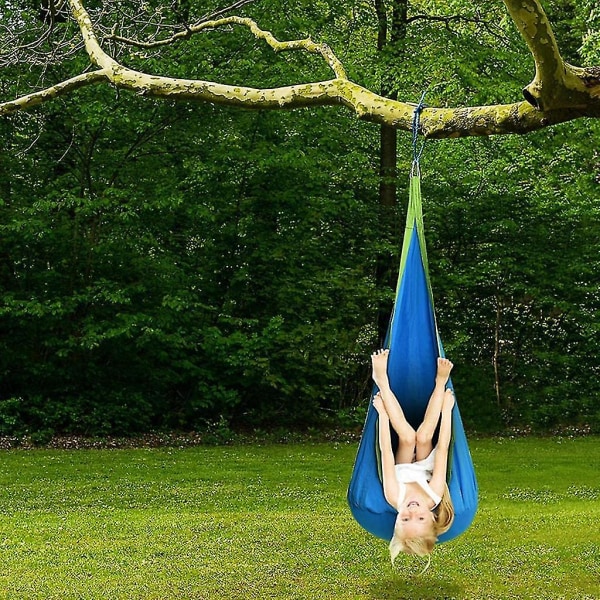 Hamlock Pod Swing Balkong Lazy Hängmatta Swing Utomhus Vagga Hängande Stol För Barn