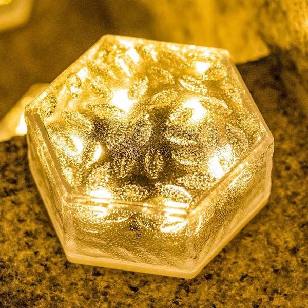 Aurinkokäyttöiset ulkovalot puutarhan koristeluun, ulkovalaistustuotteet, 6 LED