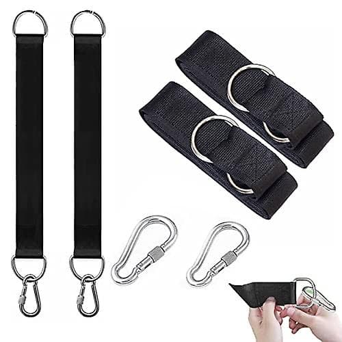 Set med 2 hängmattsremmar2 Trädsvängremmar Hängande kit Perfekt för hängmattshängande kit Remmar5ft Extra lång