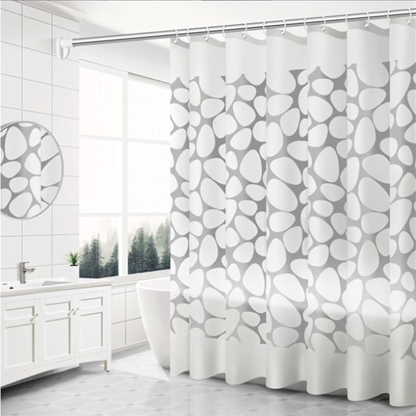 Shower Curtains, Curtain for Bathroom, Thick Waterproof Fabric Cu