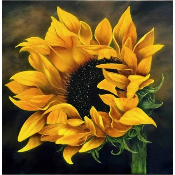 Sunflower Diamond Painting Kits for Adults - Full Round Gemstone