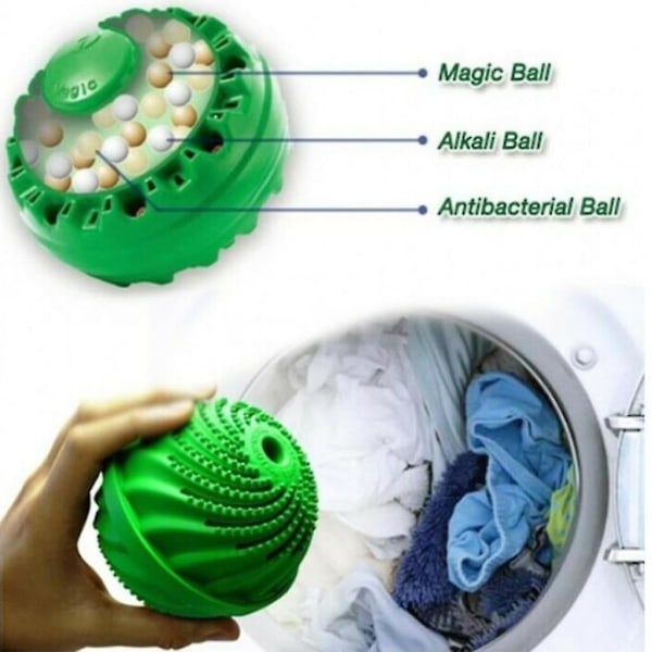 2st Tvättmedelsfri organisk tvätt | Tvättboll för tvättmaskin