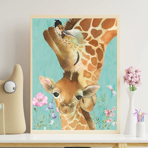 Kirahv DIY timanttimaalaussetti, sopii aikuisille ja lapsille Di