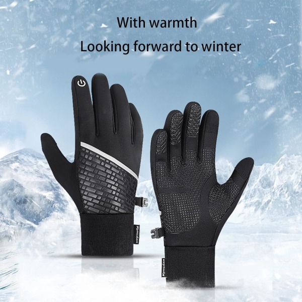 Vintercykelhandsker - Termohandsker Vinter MTB-handsker til mænd