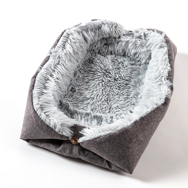 Kjæledyrsofa katteseng vaskbar fluffy kattematte myk sofaspledd