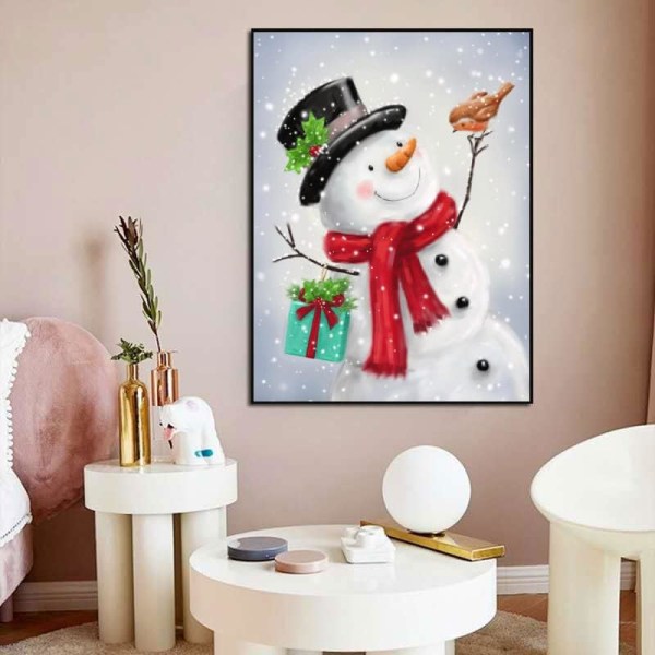 Christmas Snowman Diamond Painting Kits for Adults, Diamond Paint