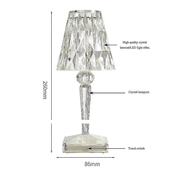Italiensk Design Kartell Natlampe Bordlamper