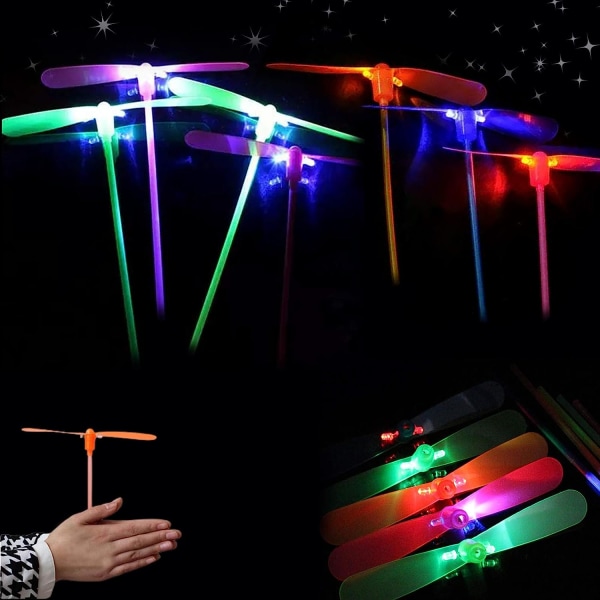 20 stk Bambus Dragonfly, Flygende leker, String Dragonfly Toy ,
