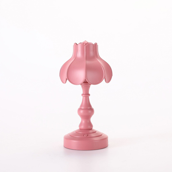 Tre mini flicka hjärta ing Lotus liten nattlampa nostalgisk retro
