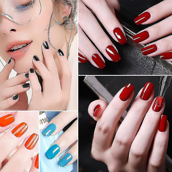 Nagellackspenna En-stegs Snabb & Enkel Manikyr Polish Gel Uv/led Lack Nagelkonst-17