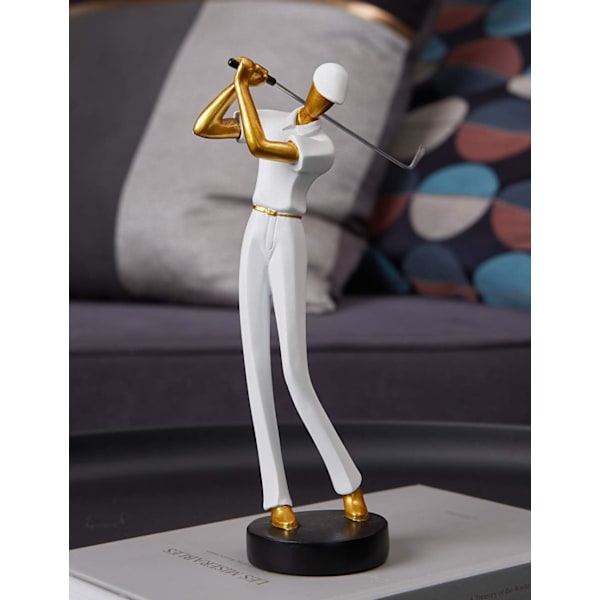 Amoy-Art Golfer Statyett Figur Dekoration Modern Inter
