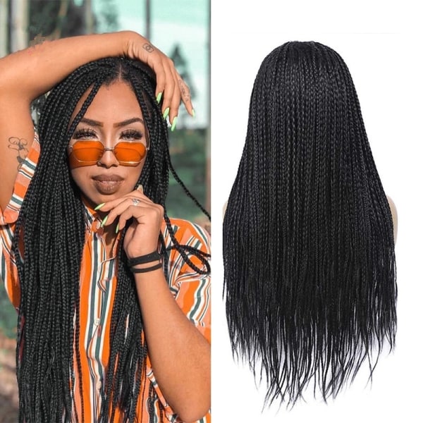 Petite tresse africaine perruque européenne américaine perruque femme petits boucles dreadlocks cheveux longs couvre-tête