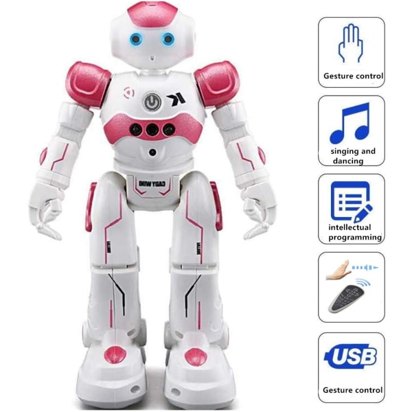 Robotleksaker Gestkontroll Smart Robotleksak för flickor Kan sjunga