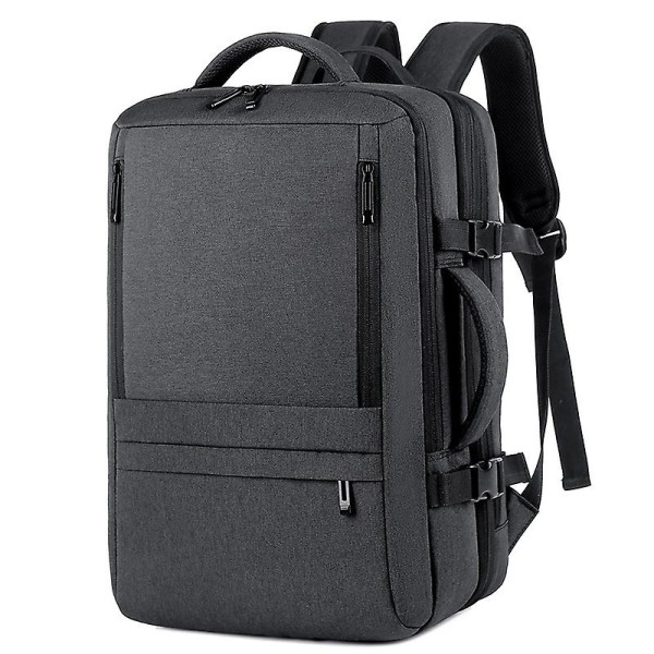 Laptopryggsäck, vattentät flygväska för affärsresor 3 i 1 3 ryggsäck för 15,6&quot; Laptop, Slim Fit Work School Black Casual