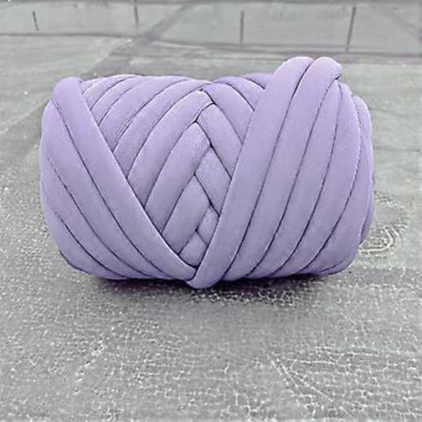1000G Chunky Garn Jumbo Tubgarn DIY Vikt Garn Handstickning Virkning Armstickning Garn Bulky Garn för Hattar Korgar Husdjurssäng Vävning Halsduk Violett Violet