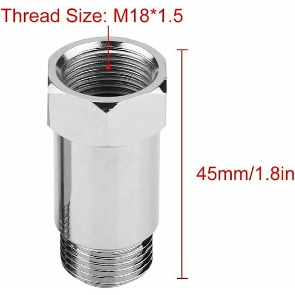 Oxygen sensor 2 stk. 45mm M18 1.5 Motorlys tjek Lys eliminat