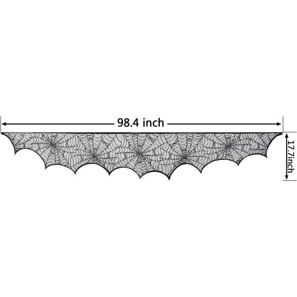 Halloween-hämähäkinverkkotakka huivi vaippa hämähäkinverkko koriste