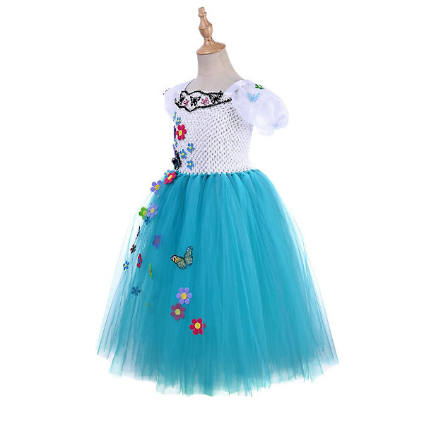 Cosplay-asu Encanto Mirabel -mekko juhlien muodikkaat prinsessamekot (S(1-2V))