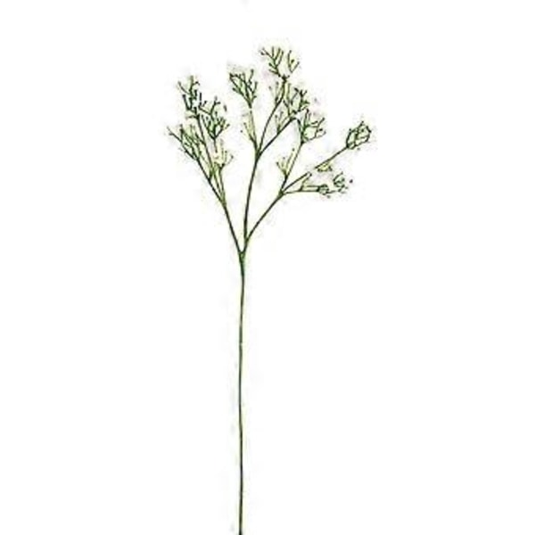 10 st 5-grenad 25 mesh A vit - blomsterarrangemang för hemmet plastblommor