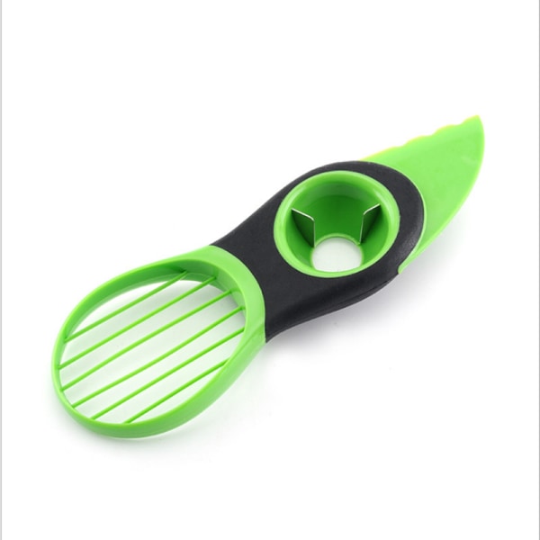 3-i-1 Avocado Cutter - Avocado Cutter med Pitting Blade och Slicer - Grön