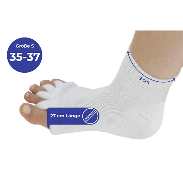 Sovstrumpor Korrigering Hallux Valgus Massage Fem Tåstrumpor
