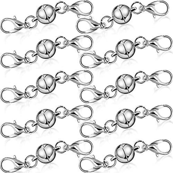 20 stk. Cylindrisk Magnetisk Spænde Halskæde Spænde Armbånd Spænde Magnet Spænde