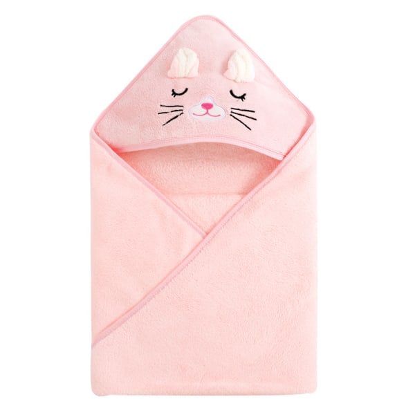 Baby Bath Outing 0-3 Months Up to 3 Years 90 x 90 cm Pink Baby Bath Cape with Hood Natural Cotton | Extra Soft Baby Towel