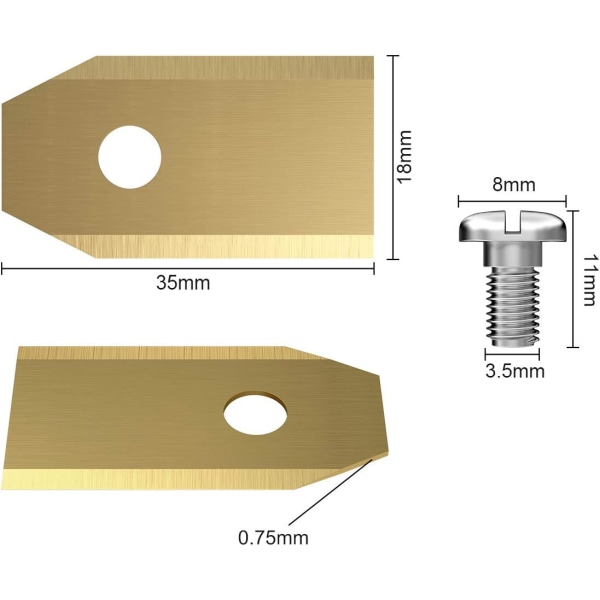 Titanium Replacement Blade for Husqvarna Lawn Mower, Pack of 30 L