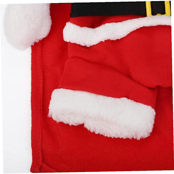 Juldekorationer och jul husdjursdräkt set justerbar pu