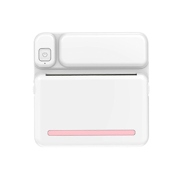 Lämpötila-akkukäyttöinen Bluetooth-tulostin, 57 mm mini langaton POS-lämpökuvatulosti, sopii Android- ja iOS-puhelimiin, vaaleanpunainen