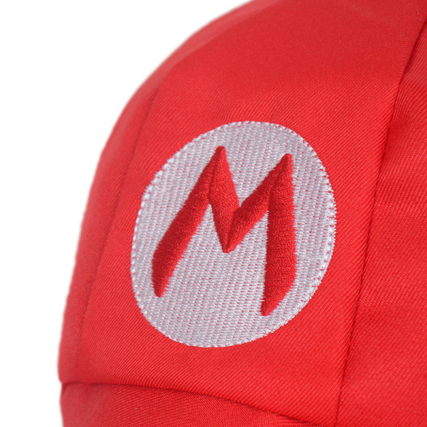 Super Mario hatt - Barnstorlek för karneval och cosplay - Klassisk hatt - röd 52 - 54cm