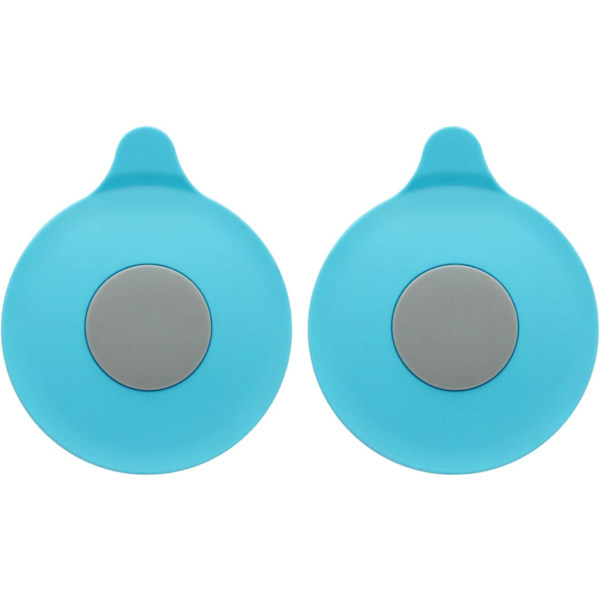 (Blå) Avloppsplugg, 2-pack Badkar Avloppsplugg Silikon, Gummi
