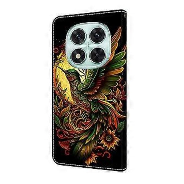 Læderetui med mønstertryk, tegnebogsstativ og flip-cover til Xiaomi Redmi Note 14 Pro 5G Lark