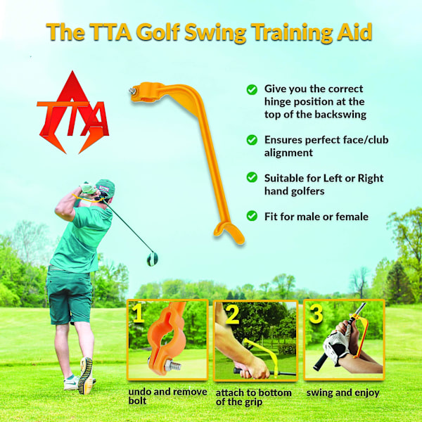 Golf Swing Plane Träningshjälpmedel/guide/verktyg - Swing Träningsställning/handleds gångjärn/swing plan/swing riktningskorrigerare Blå