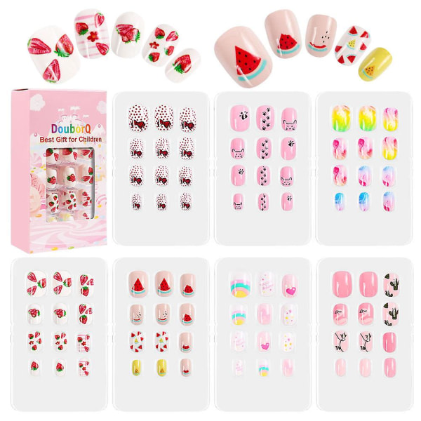 84 st barns nagelbitar och falska nagelbitar set
