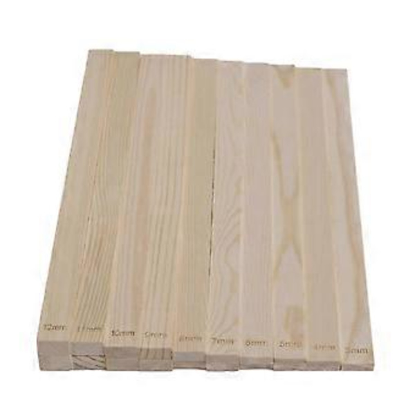 10/20 st 5/10 Storlek Rullande Lerstång Guide Keramikverktyg Lerverktyg Keramikundervisning Rullande Lerstång Guide för Hantverk 20 sticks