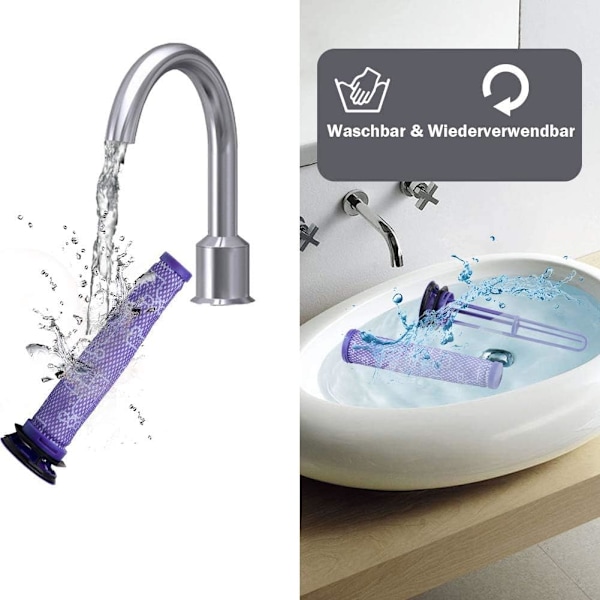 Filter til Dyson, Vakuum Udskiftningsfiltre til Dyson V8 V7 Absol