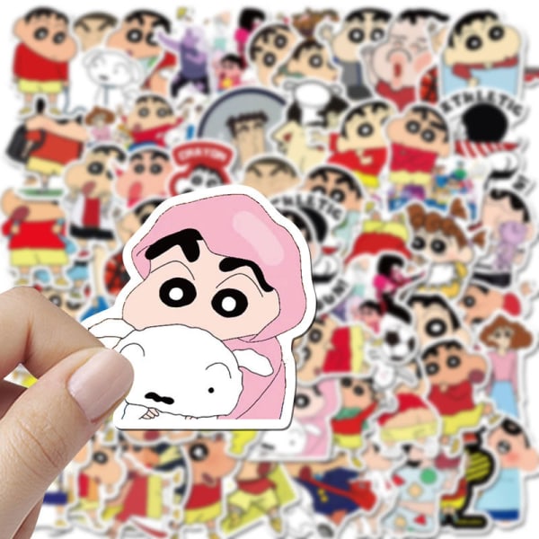 50 Cartoon Crayon Shin-chan Doodle Stickers