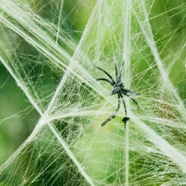 Fake hämähäkinverkko hämähäkinverkko halloween-juhlien koriste-rekvisiitta 200g cotto
