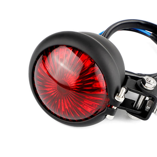 12V LED-bakljus för motorcykel med justerbar vinkelbas, bakljus för motorcykel för de flesta bromsljustillbehör (A)