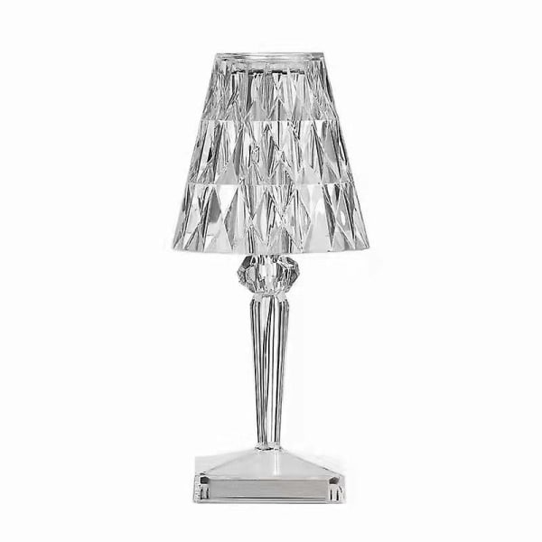Kristall Bordslampa Laddning Touch Lampa Sovrum Nattlampa Atmosfär 3-tons Light Diamond Lamp