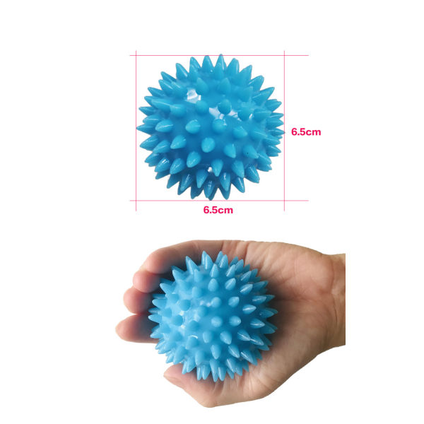 Stressboll i silikon för handstyrka, massageboll, antistressboll för greppstyrketräning och handmassage, smärtlindring