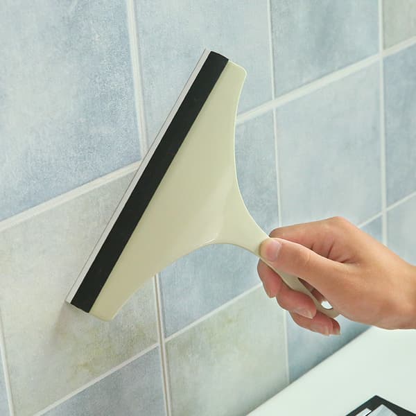3-delt plast dusjskrape, glasskrape, vindusvisker