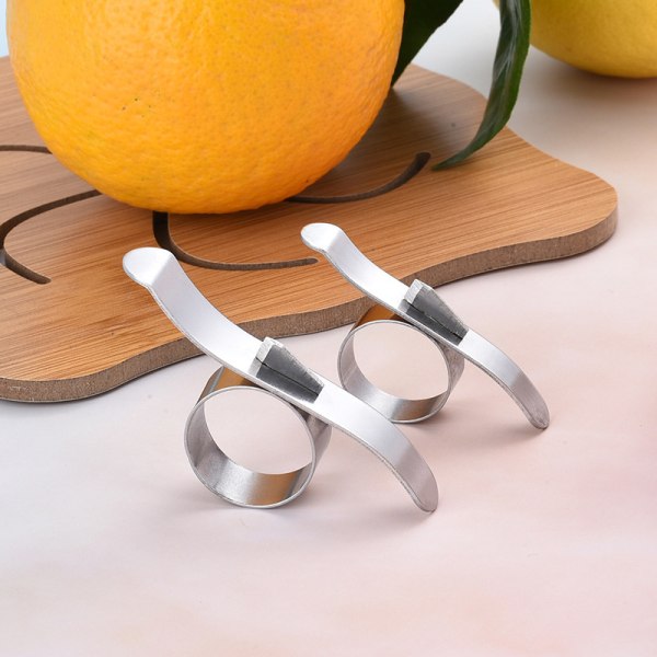 Pieces Citrus Zester Peeler Orange Peeler Citrus Remover Plastic Slicer Easy Fruit Cutter Fruit Opener Køkken Gadget til Orange