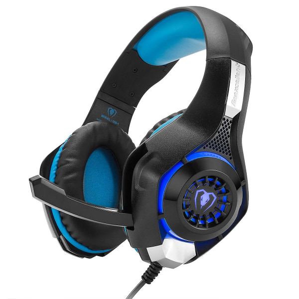 Ohp Beexcellent Gm-1 Gaming Headset For Ps4 Xbox One Comfort Noise Reduction (Blå)