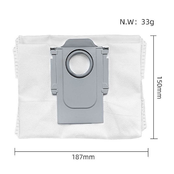 4-pack dammsugarpåsar för Q5 G10S pro T8 q7max + dammsugare